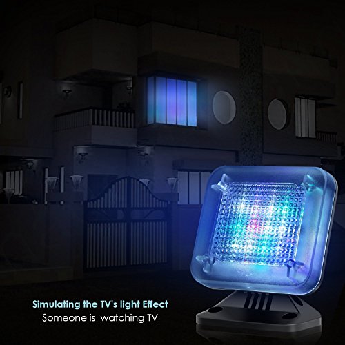 Simulatore TV LED Con Timer - Dispositivo Antifurto Che Simula La Luce Della TV, 24 LED, 3 Programmi