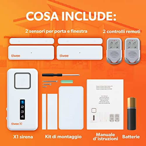 Allarme Wireless Per Finestra/porta Switchalarmde, 110dB, Con Due Telecomandi, Bianco, EF_DE-KS-SF03R - Foto 5